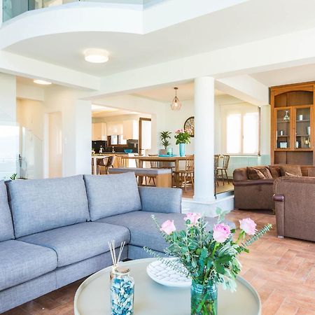 Villa Anemeli - Luxury Pool Villa With Gorgeous Seaview Kíssamos Екстериор снимка