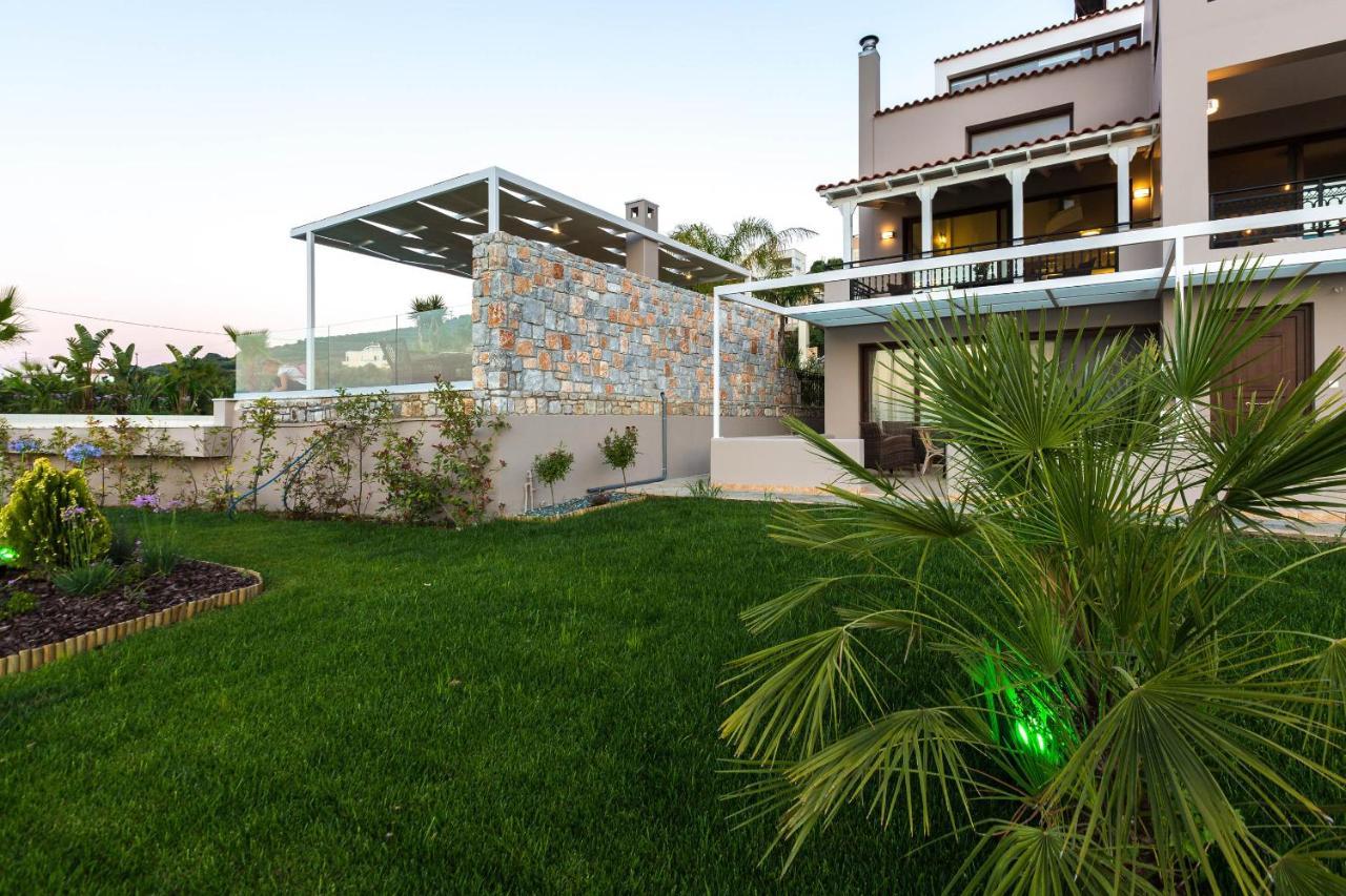 Villa Anemeli - Luxury Pool Villa With Gorgeous Seaview Kíssamos Екстериор снимка