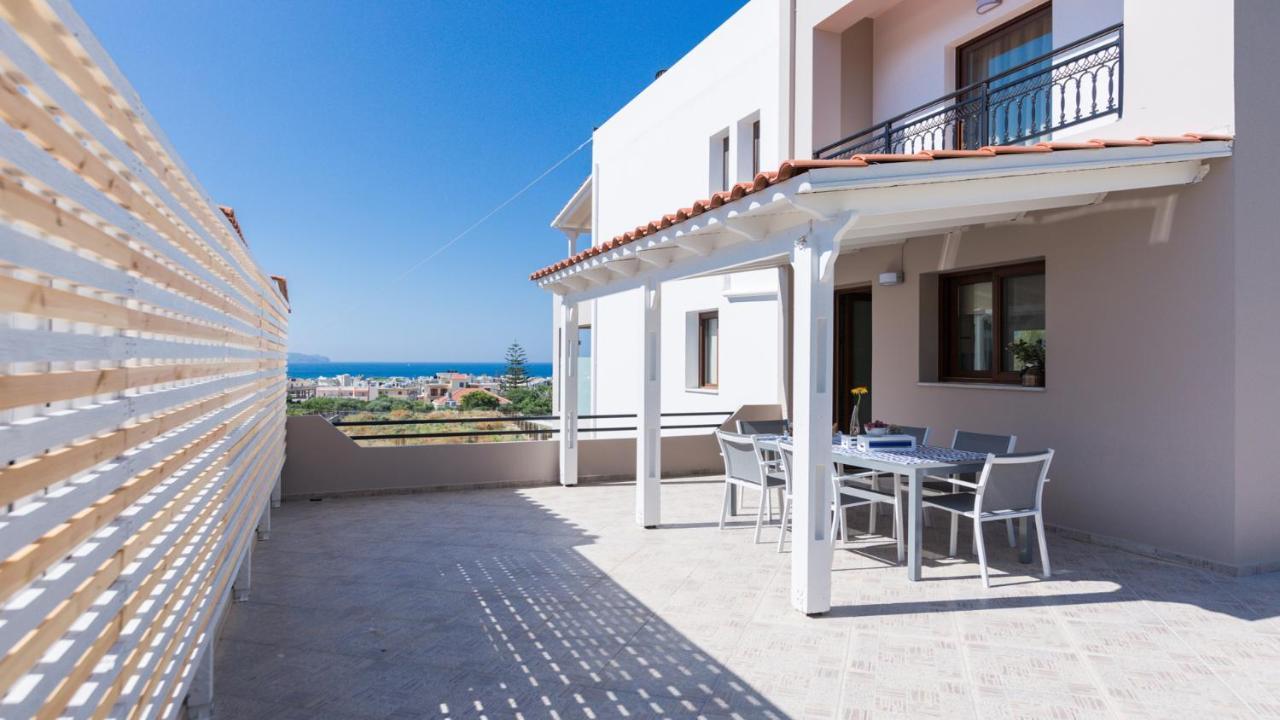 Villa Anemeli - Luxury Pool Villa With Gorgeous Seaview Kíssamos Екстериор снимка