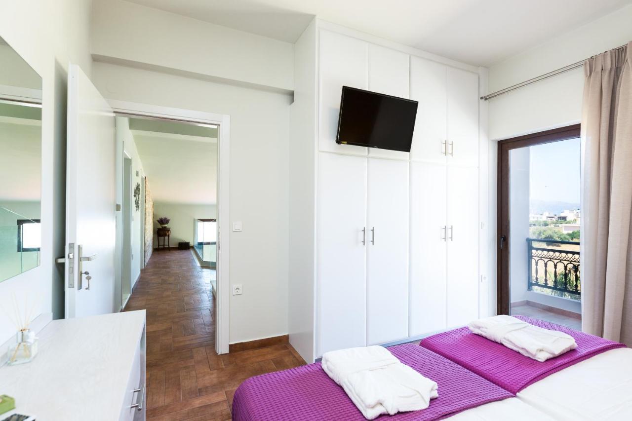 Villa Anemeli - Luxury Pool Villa With Gorgeous Seaview Kíssamos Екстериор снимка